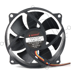 Вентилятор Gembird для корпуса 90x90x25, втулка, 4 pin, провод 30 см (D9025SM-4)
