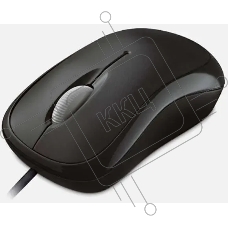 Мышь проводная Microsoft Basic Optical Mouse черный, 1000 dpi, USB, кнопки - 3