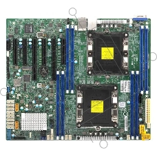 Материнская плата MB Supermicro X11DPL-i, 2x LGA 3647, C622, 8xDDR4 Up to 2TB 3DS ECC RDIMM/3DS ECC LRDIMM, 2 PCI-E 3.0 x16, 3 PCI-E 3.0 x8, 1 PCI-E 3.0 x4 (in x8 slot), M.2 Interface: 1 SATA/PCI-E 3.0 x4, M.2 Form Factor: 2260, 2280, M.2 Key: M-Key, VGA 