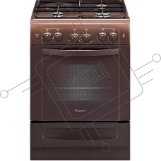 Плита комбинированная Gefest ПГЭ 6110-020301 коричневый, конфорок 3 газовых и 1 электрическая, духовка 52 л, 60 см x 85 см x 60 см