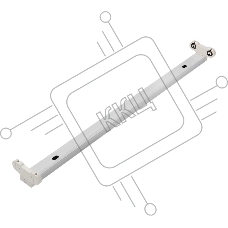 Светильник под светодиодную лампу 2хLED G13 IP20 600мм General GSPO-S2-600-2XT8-G13