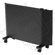 Конвектор Denzel XCE-1500B черный, 1500 Вт, 20 м2, термостат