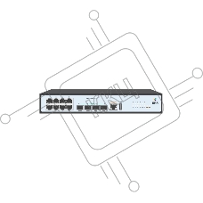 Коммутатор SNR SNR-S2989G-8TX, 1Гбит/с, количество портов 8 шт, (L2)