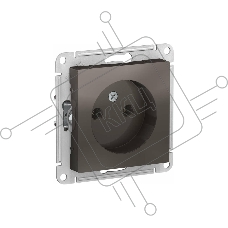 Механизм розетки 1-м СП AtlasDesign без заземл. 16А мокко SchE ATN000641