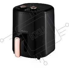 Аэрогриль Kelli KL-1708 черный, 2000 Вт, 3.5 л, механическое управление, 12 программ
