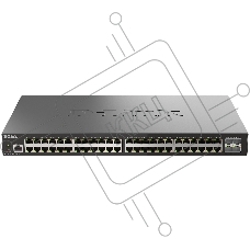 Коммутатор D-Link DGS-1210-52X/ME/C1A, 48×1 Гбит/с + 4×10 Гбит/с SFP+, управляемый