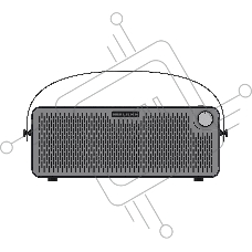 Моделирующий усилитель Hotone Pulze (Eclipse) с Bluetooth, цвет черный
