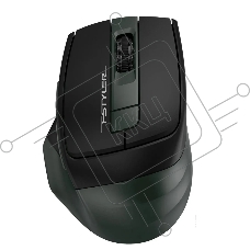 Мышь беспроводная A4Tech Fstyler FB35CS темно-зеленый/черный, 2000 dpi, радиоканал, Bluetooth, USB, кнопки - 5
