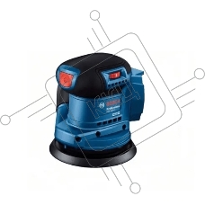Эксцентриковая шлифмашина Bosch GEX 185-Li, без АКБ и ЗУ D125мм 06013A5020