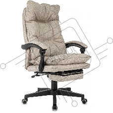 Кресло руководителя Бюрократ CH-820MSG-F бежевый 38-402 крестов. пластик подст.для ног Кресло руководителя Бюрократ CH-820MSG-F бежевый 38-402 крестов. пластик подст.для ног