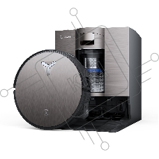 Робот-пылесос Ecovacs Deebot X11 OmniCyclone черный/коричневый, 6400 мА*ч Li-Ion, уборка сухая/влажная, пылесборник контейнер 0.22 л