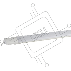 Светодиод. св-к SPP-3-40-6K-M IP65 1220х64х40 36Вт 3060Лм Ra>80 6500K мат | Б0041976 | ЭРА