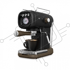 Кофеварка эспрессо BQ CM2004 черный, исп. кофе - молотый, 0.6 л, 1100 Вт, 20 Бар.