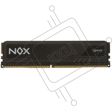Оперативная память Apacer Nox, DDR4, 8GB (1x8 GB), 2666 MHz, CL16, радиатор, черный