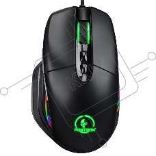 Мышь проводная Jet.A Panteon PS120 черный, 6200 dpi, USB, кнопки - 8