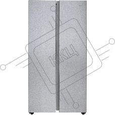 Холодильник Centek CT-1757 NF нержавеющая сталь двухкамерный 271/189л морозилка сбоку, No Frost, Side by Side