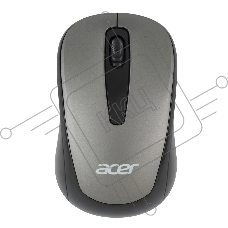 Мышь беспроводная Acer OMR134 серый, 1000 dpi, радиоканал, USB, кнопки - 3