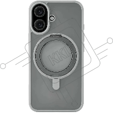 Чехол (клип-кейс) uBear для Apple iPhone 16 Clip 360 with MagSafe серый (CS438GR61RG-I24M)