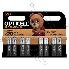 Батарея Opticell Professional AA AA (8шт) блистер