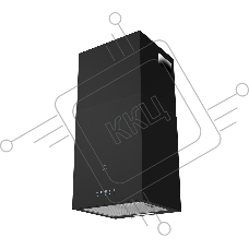 Вытяжка кухонная декоративная Lex Mono 400 черный, управление кнопочное (1 мотор)
