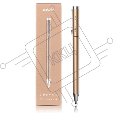 Ручка гелевая автоматическая Deli S99 ассорти, d=0.5мм, черные чернила (1шт)