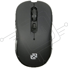 Мышь беспроводная Oklick 610MWC черный, 1600 dpi, радиоканал, USB/USB-C, кнопки - 6