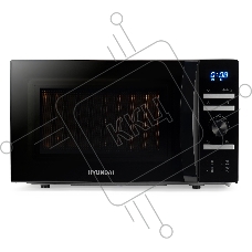 Микроволновая печь Hyundai HYM-D3031 черный, 20 л, 700 Вт, переключатели - поворотный механизм/кнопки