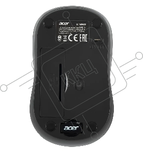Мышь Acer OMR134 серый оптическая (1000dpi) беспроводная USB для ноутбука (3but)