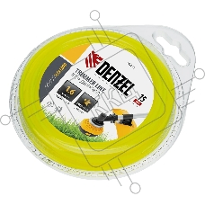 Леска для триммера Denzel звезда 1,6 мм х 15 м, блистер FLEX CORD