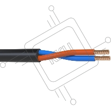 Кабель акустический 300 м, 16 AWG ССА, 1,5 мм2, диаметр 8мм, омедненный алюминий, 30 x 0.25 мм, черный, бухта