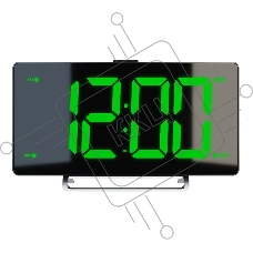 Радиочасы Soundmax SM-1561U (черный с зеленым)