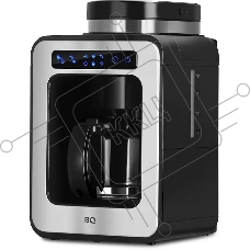 Кофеварка капельная BQ CM7000 Steel-Black, исп. кофе - зерновой/молотый, 0.6 л, 600 Вт