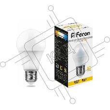 Лампа светодиодная FERON LB-38 (25404) 5W 230V E27 2700K G45