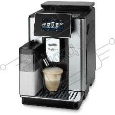 Кофемашина автоматическая DeLonghi ECAM610.55.SB черный/серебристый, исп. кофе - молотый/зерновой, 2.2 л, 1450 Вт, 19 Бар