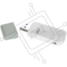 Флеш диск Acer UP200-64G-WH, 64Gb USB 2.0 белый