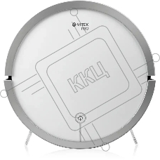Пылесос-робот Vitek VT-1804 белый/серый, Li-Ion, уборка влажная, пылесборник контейнер 0.45 л