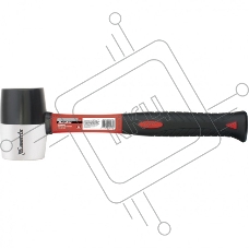 Киянка Matrix 11171 резиновая, 450 г, чернобелая резина, фибергласовая рукоятка