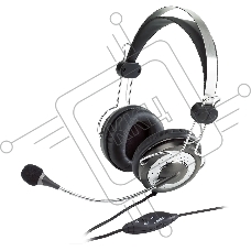 Гарнитура Genius HS-04SU черный/серый, проводная