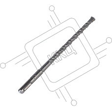 Бур PATRIOT SDS Plus S2 10x210