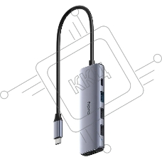 Адаптер CUDY 5-IN-1 USB-C Hub with 4K HDMI
