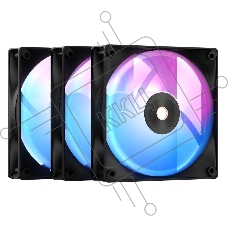 Вентилятор для корпуса Ocypus Delta F12 BK 3 IN 1, 120x120x25mm, 4-PIN PWM, 500-2000 RPM, 29 DBA MAX, HYDRO BEARING