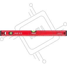 Уровень RGK U6060 пузырьковый 2глаз. магнит. красный (777858)