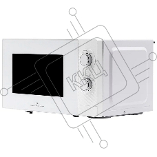 Микроволновая печь General Electronics GE MS120W белая, 20 л, 700 Вт, переключатели — поворотный механизм