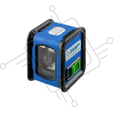 Нивелир ЗУБР КРЕСТ зеленый лазерный