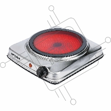 Плита электрическая инфракрасная OPTIMA OTC-112CS (1 стеклокерам.конфорка,индик.работы,1200Вт)