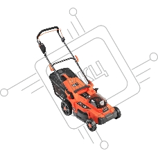 Газонокосилка аккумуляторная PATRIOT CM 440 2*21В UES, без акб и зу, бесщеточ, 37см, трав 35л пласт+мульчирование, центр. подъём 6 уровней (25-75), пласт дека