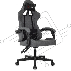 Кресло игровое Zombie 2 серый/черный, крестов. пластик Кресло игровое Zombie 2 серый/черный, крестов. пластик