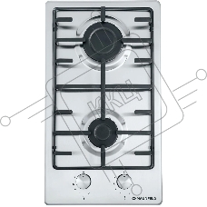 Газовая варочная панель Maunfeld EGHS.32.3ES/G, 2 конфорки, нержавеющая сталь