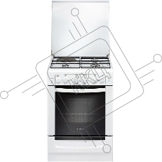 Плита комбинированная Gefest ПГЭ 6110-02 0300 белый, конфорок 3 газовых и 1 электрическая, духовка 52 л, 60 см x 85 см x 60 см