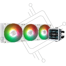 Водяное охлаждение для процессора Water Cooling System Thermalright Frozen Warframe 360 Ultra White Argb (360мм, White, ARGb/Fans: 3x120мм, 70.84CFM, 29.8dBA, 2000RPM/Pump height 60мм, 23dBA, 3000RPM, Rad thickness 27mm/S: 1200, 1700, 1851, 2011, 2066, 11